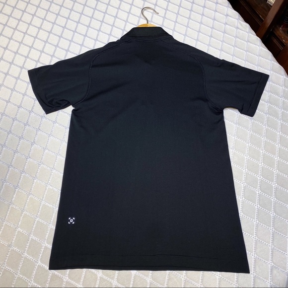 Lululemon Black Metal Vent Tech Polo Shirt - Picture 6 of 7